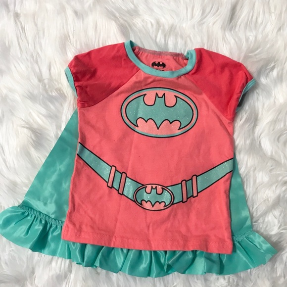 2T Toddler Girl Bundle of Tops Batman, Hello Kitty - Picture 5 of 7